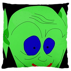 Alien By Moma Standard Flano Cushion Case (one Side) by Valentinaart