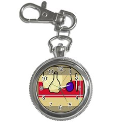 Decorative Art Key Chain Watches