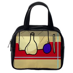 Decorative Art Classic Handbags (one Side) by Valentinaart