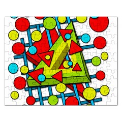 Crazy Geometric Art Rectangular Jigsaw Puzzl