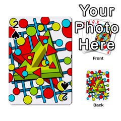 Crazy geometric art Playing Cards 54 Designs 