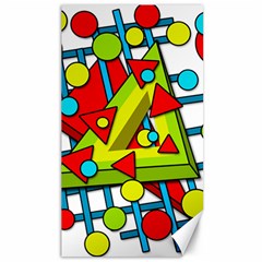 Crazy geometric art Canvas 40  x 72  