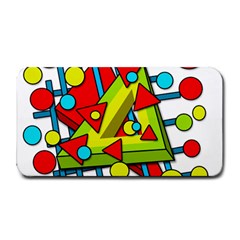 Crazy Geometric Art Medium Bar Mats