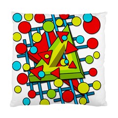 Crazy geometric art Standard Cushion Case (One Side)