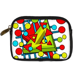 Crazy geometric art Digital Camera Cases