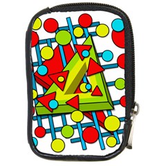 Crazy geometric art Compact Camera Cases