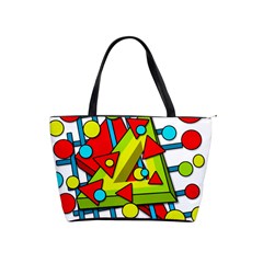 Crazy Geometric Art Shoulder Handbags