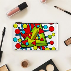 Crazy geometric art Cosmetic Bag (Small) 