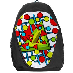 Crazy geometric art Backpack Bag