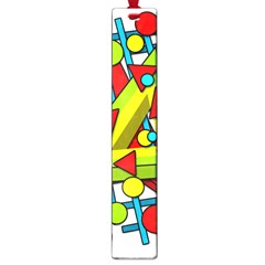 Crazy Geometric Art Large Book Marks