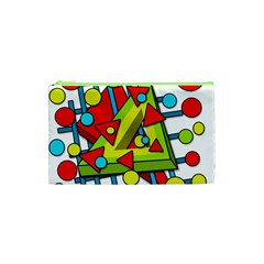 Crazy geometric art Cosmetic Bag (XS)