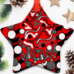 Red Mess Ornament (star) 