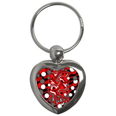 Red Mess Key Chains (heart) 