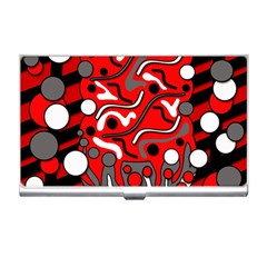 Red Mess Business Card Holders