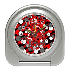 Red Mess Travel Alarm Clocks