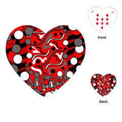 Red Mess Playing Cards (heart) 