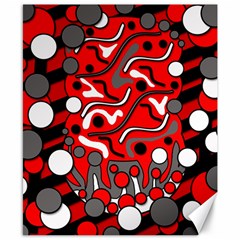 Red Mess Canvas 8  X 10 