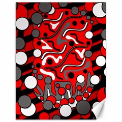 Red Mess Canvas 12  X 16  