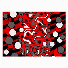 Red Mess Large Glasses Cloth