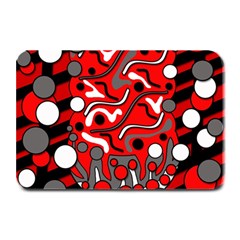 Red Mess Plate Mats