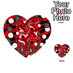 Red Mess Multi-purpose Cards (heart) 