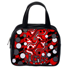 Red Mess Classic Handbags (one Side)