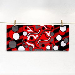 Red Mess Hand Towel