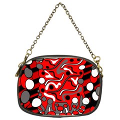 Red Mess Chain Purses (one Side) 