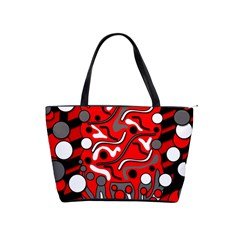 Red Mess Shoulder Handbags