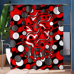 Red Mess Shower Curtain 60  X 72  (medium) 