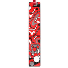 Red Mess Large Book Marks by Valentinaart