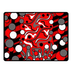 Red Mess Double Sided Fleece Blanket (small) 