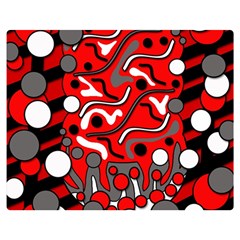 Red Mess Double Sided Flano Blanket (medium) 