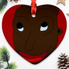 Happy boy Ornament (Heart) 