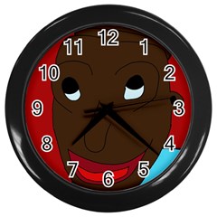 Happy boy Wall Clocks (Black)