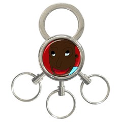 Happy Boy 3-ring Key Chains by Valentinaart