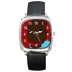 Happy boy Square Metal Watch