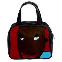 Happy boy Classic Handbags (2 Sides)