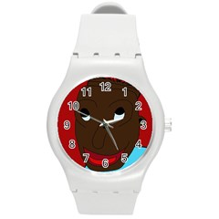 Happy boy Round Plastic Sport Watch (M)