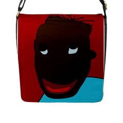 Happy boy Flap Messenger Bag (L) 