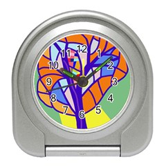 Decorative Tree 4 Travel Alarm Clocks