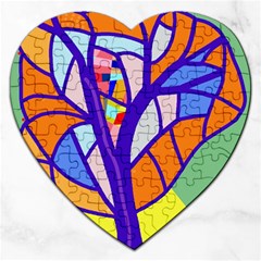 Decorative Tree 4 Jigsaw Puzzle (heart)