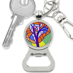 Decorative Tree 4 Bottle Opener Key Chains