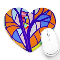 Decorative Tree 4 Heart Mousepads