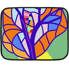 Decorative Tree 4 Fleece Blanket (mini)