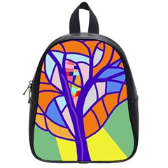 Decorative Tree 4 School Bags (small) 