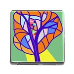 Decorative tree 4 Memory Card Reader (Square) Front