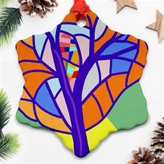 Decorative Tree 4 Ornament (snowflake) 