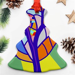 Decorative Tree 4 Christmas Tree Ornament (2 Sides)