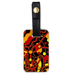 Orange Floating Luggage Tags (one Side) 